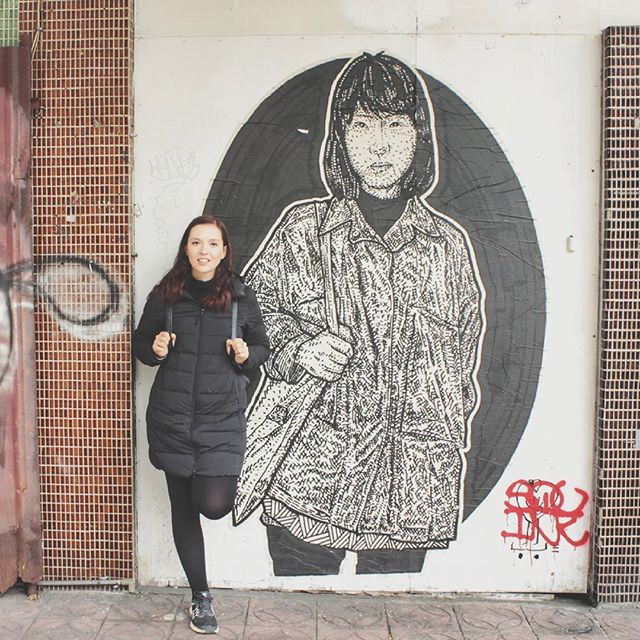 When you want to be part of the street art too 💕 When you want to be part of the street art too 💕