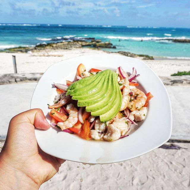 Before coming to Mexico, I thought Mexican food was basically all burritos, nachos, fajitas and tacos but since coming here, I've learned about so many different types of food! My absolute favourite so far has been ceviche 🐟 raw seafood cured in lemon juice and salt 😍 I'd go as far to say I prefer it to sushi! Who else has too much love for seafood! 🙌
.
.
.
#traveltoeat #willtravelforfood #mexicanfood #foodporn #ceviche #visitmexico #vivemexico #mexicomagico #mexicotravel #caribe #mexigers #ig_mexico #foundinmexico
#backpacking #backpackerlife #travellog #budgettravel #suitcasetravels #tulum #tulummexico #quintaroo #qroo #tulumlife #intravelist #travelinspiration #viewfromhere #lppathfinders #tripcollector #wanderlust #worldcaptures Before coming to Mexico, I thought Mexican food was basically all burritos, nachos, fajitas and tacos but since coming here, I've learned about so many different types of food! My absolute favourite so far has been ceviche 🐟 raw seafood cured in lemon juice and salt 😍 I'd go as far to say I prefer it to sushi! Who else has too much love for seafood! 🙌
.
.
.
#traveltoeat #willtravelforfood #mexicanfood #foodporn #ceviche #visitmexico #vivemexico #mexicomagico #mexicotravel #caribe #mexigers #ig_mexico #foundinmexico
#backpacking #backpackerlife #travellog #budgettravel #suitcasetravels #tulum #tulummexico #quintaroo #qroo #tulumlife #intravelist #travelinspiration #viewfromhere #lppathfinders #tripcollector #wanderlust #worldcaptures