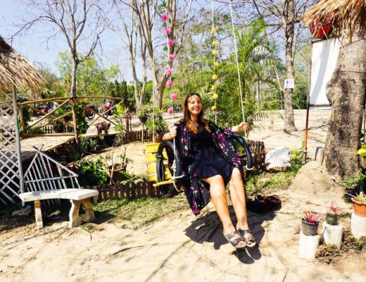 Nicole Swingin at Huay Teng Tao Lake